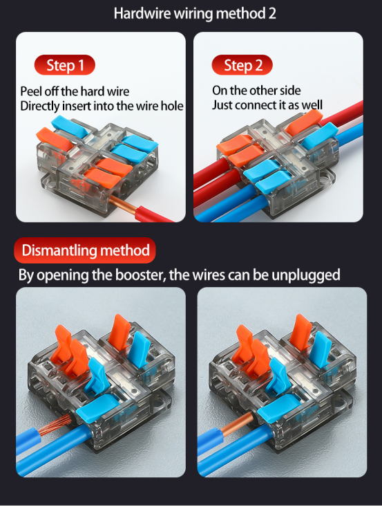 Mini dalawa sa maramihang mga wiring terminal