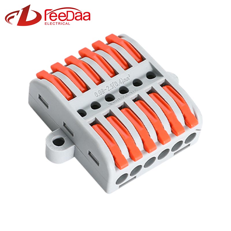 Mabilis na mga konektor ng wire cable 6 sa 6 out UTJ13-266G